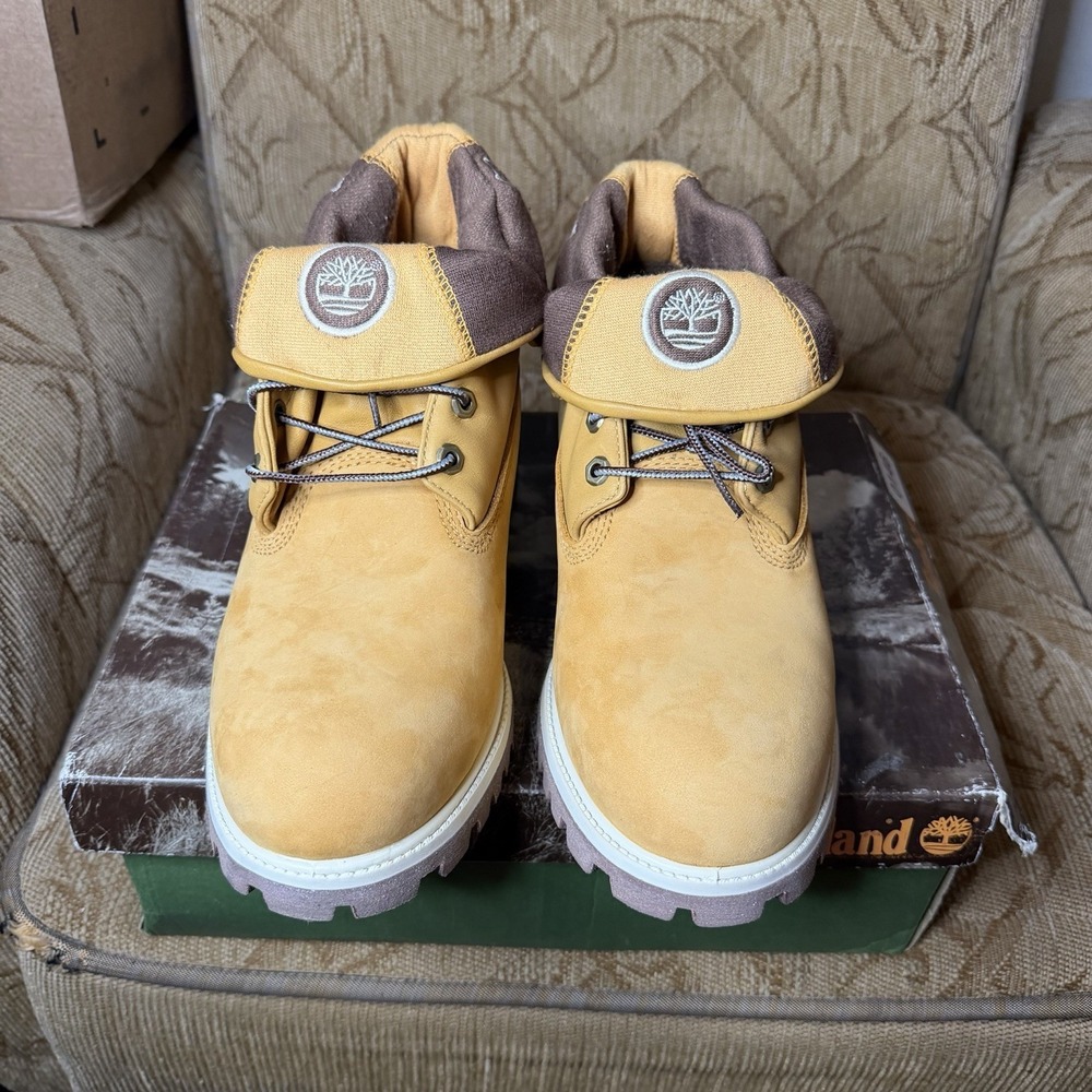 TIMBERLAND PREMIUM WATERPROOF SHORT WHEAT BOOT MENS SIZE 11 M - Picture 5 of 8